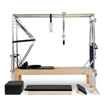 Studio Maple Wood Pilates Reformer 3-in-1 Core Training Bed