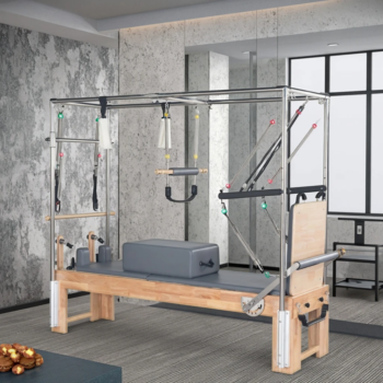 3 in 1 Oak Cadillac Pilates Reformer Machine