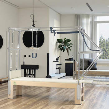 Maple Cadillac Pilates Reformer: Professional Adjustable Home Studio Use