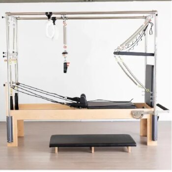 3-in-1 Oak Wood Cadillac Bed Pilates Reformer Equipment