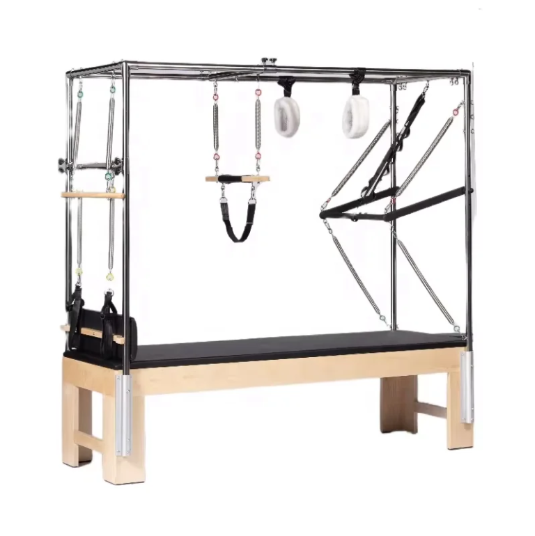 Pilates Reformer Cadillac with Adjustable Springs for Core Training & Rehabilitation