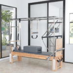 Professional Pilates Reformer 3 1 Oak Quiet Eco-Friendly Machine