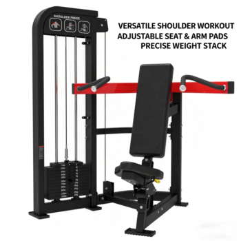 Commerical Pin Loaded Seated Shoulder Press Gym Machine