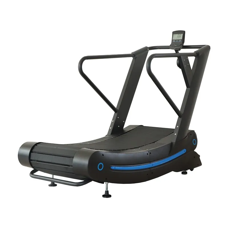 High-Quality Curved Treadmill Commercial Gym-Grade Motorized LCD