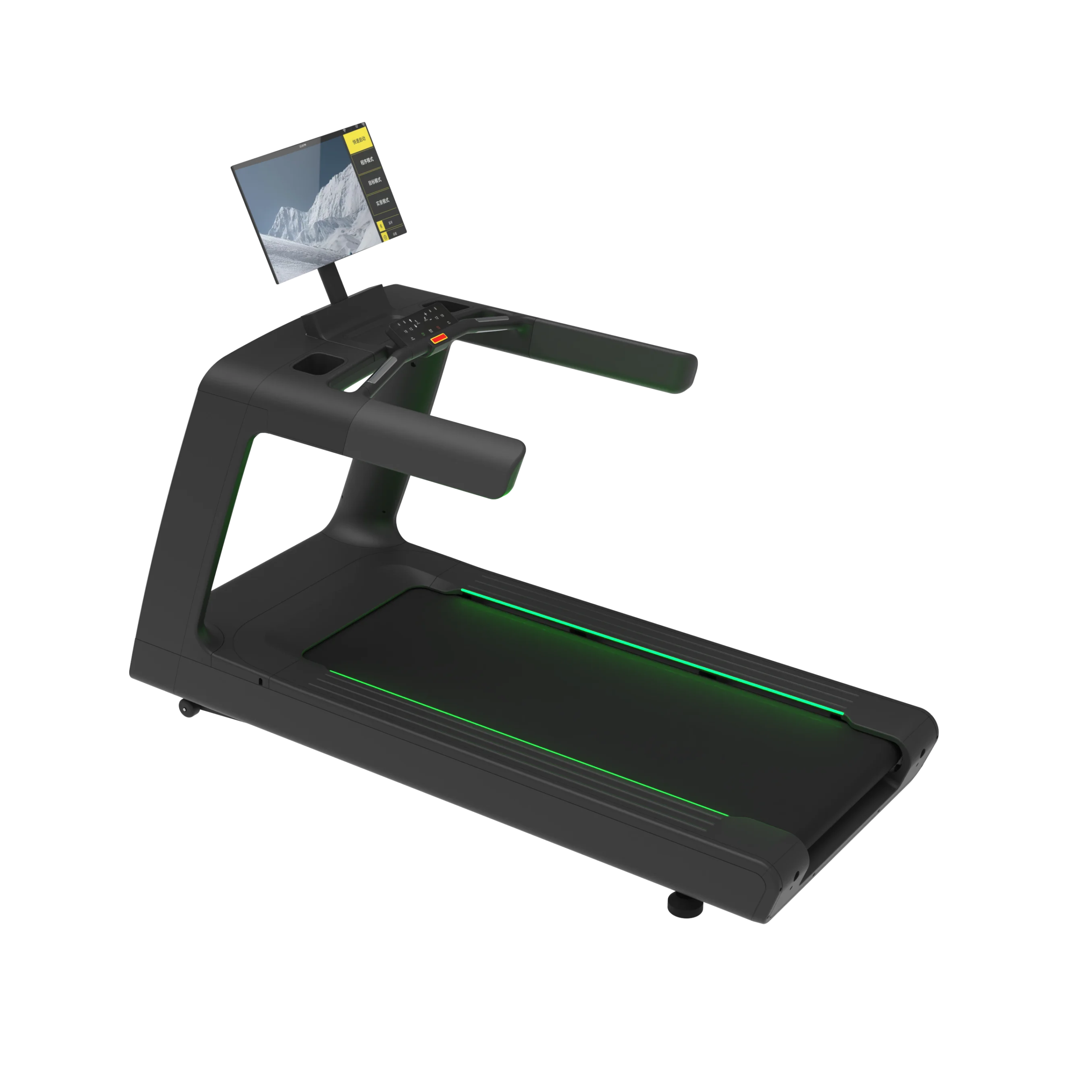 JS Commercial Cardio Electric Treadmill LCD Projection High Load