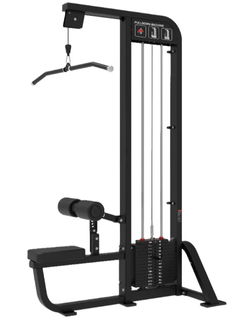 Adjustable Seated Lat Pulldown Machine Steel Pin Load Fitness