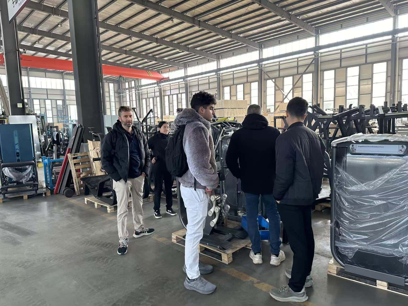 International client factory tour