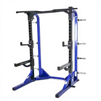 HD Adjustable Half Rack Heavy Duty Power Rack with British-standard Steel for Strength Training