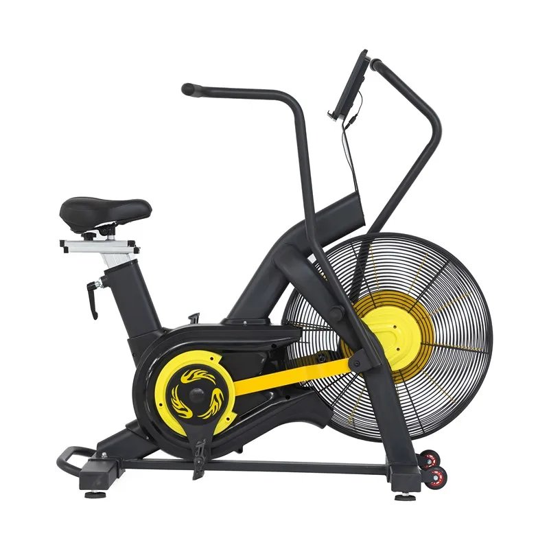 Commercial Gym Air Bike with Dynamic Air Resistance for HIIT Workouts
