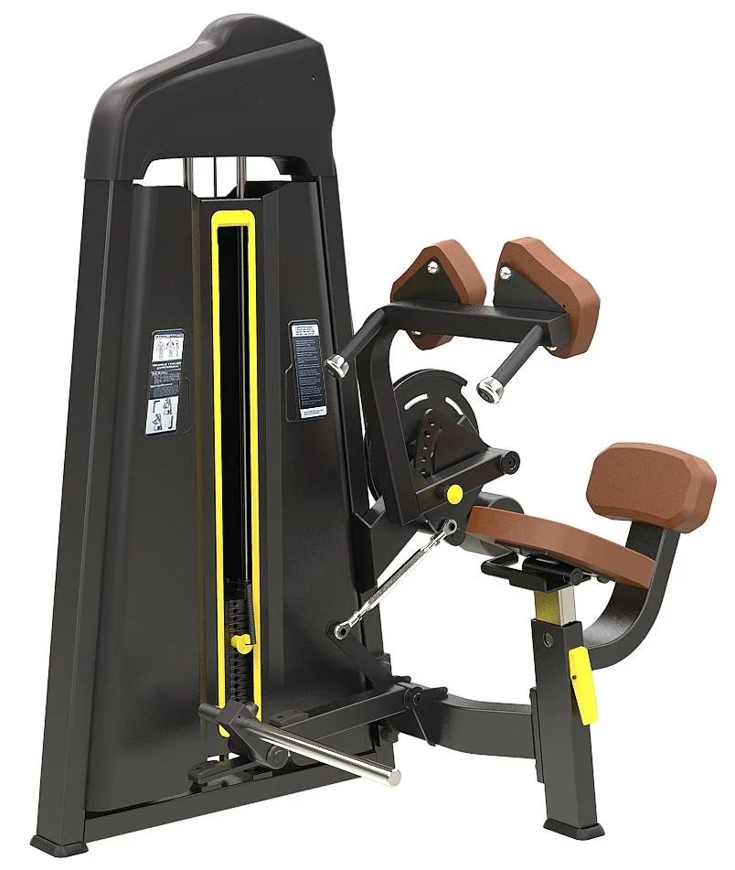 Commercial Steel Abdominal Isolator 70kg Weight Stack for Core Muscle Training Gym Machine