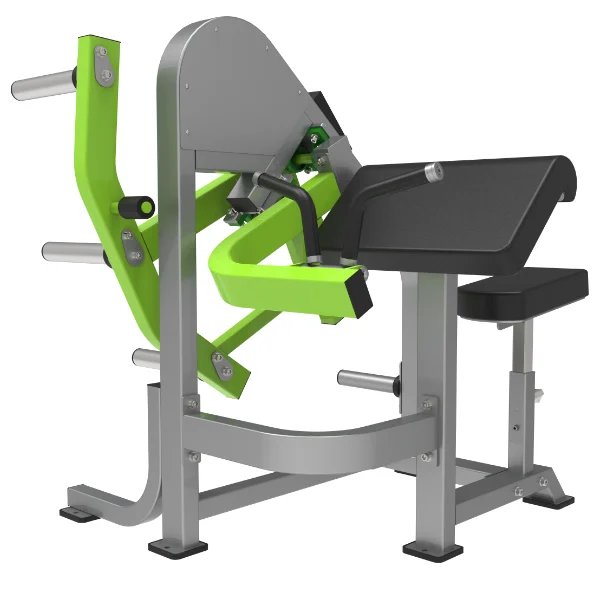Plated Loaded Seated Biceps Curl Machine for Commercial Gyms with 120kg User Capacity