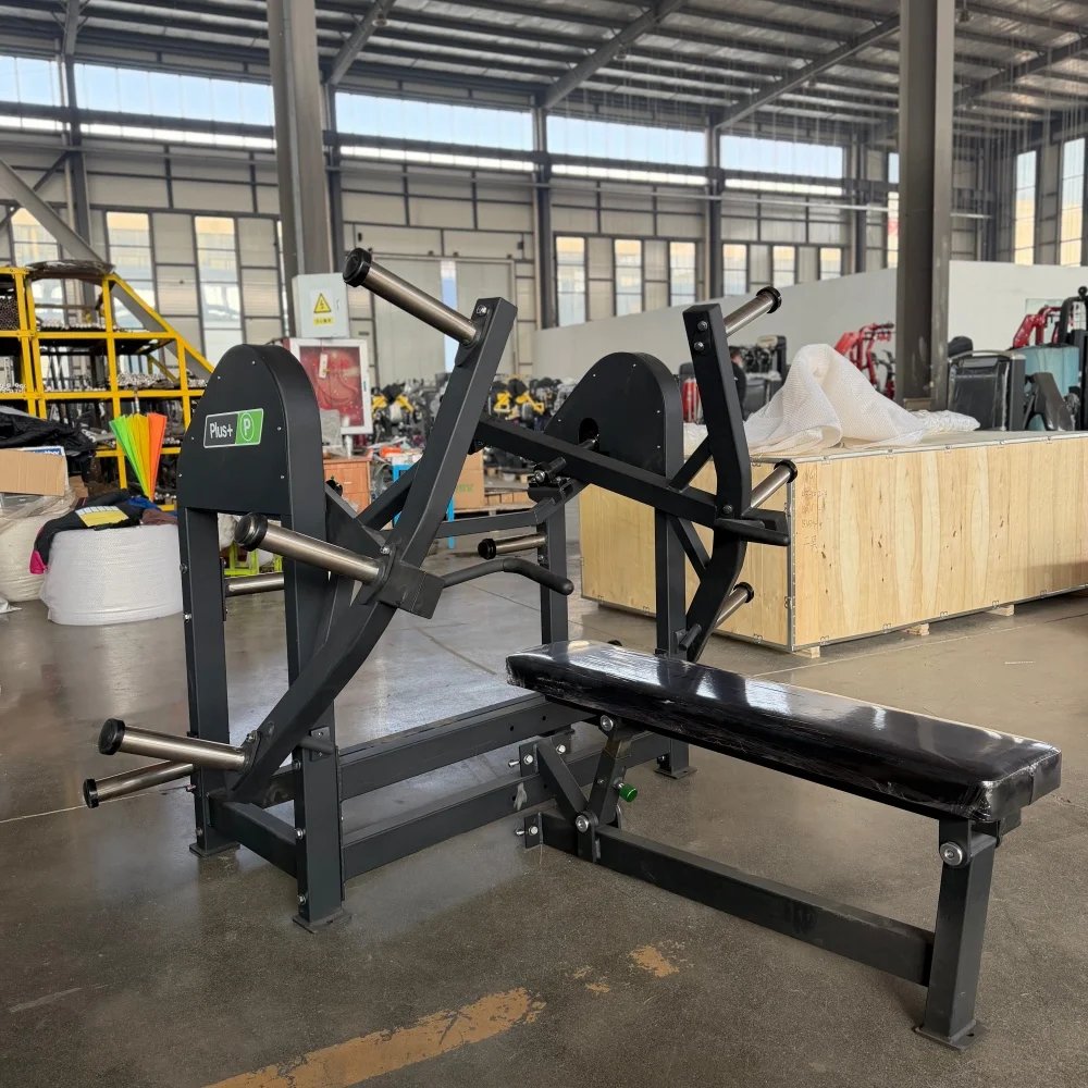 Dual-Function Plated Loaded Low Row Machine for Commercial Gym Strength Training - Image 4