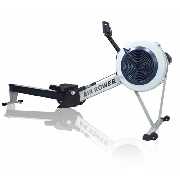 Air Rower Cardio Exercise Machine with Heavy-Duty Steel Frame for Commercial Gyms Indoor Use