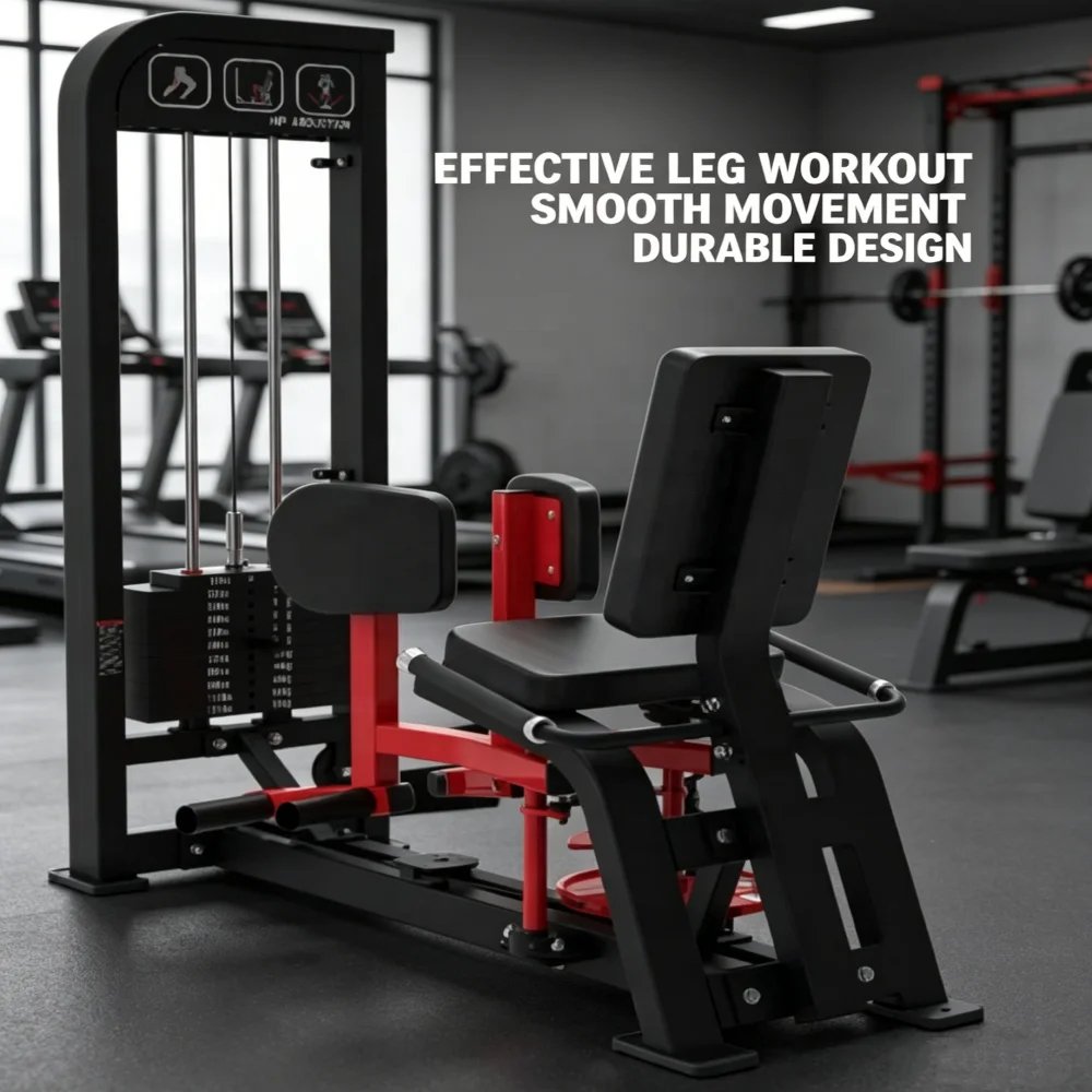 Dual Function Hip Abduction Adduction Machine for Inner Outer Thigh Training Commercial Gym Use