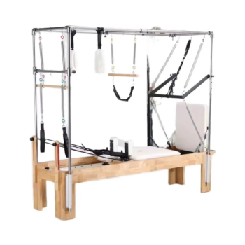 Pilates Reformer Oak Wood 3-in-1 for Home Studio Use with Custom Logo