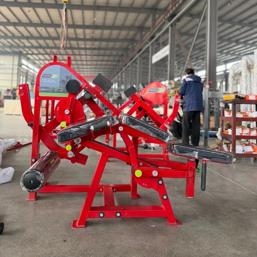 Dual-Function Plated Loaded Low Row Machine for Commercial Gym Strength Training - Image 6