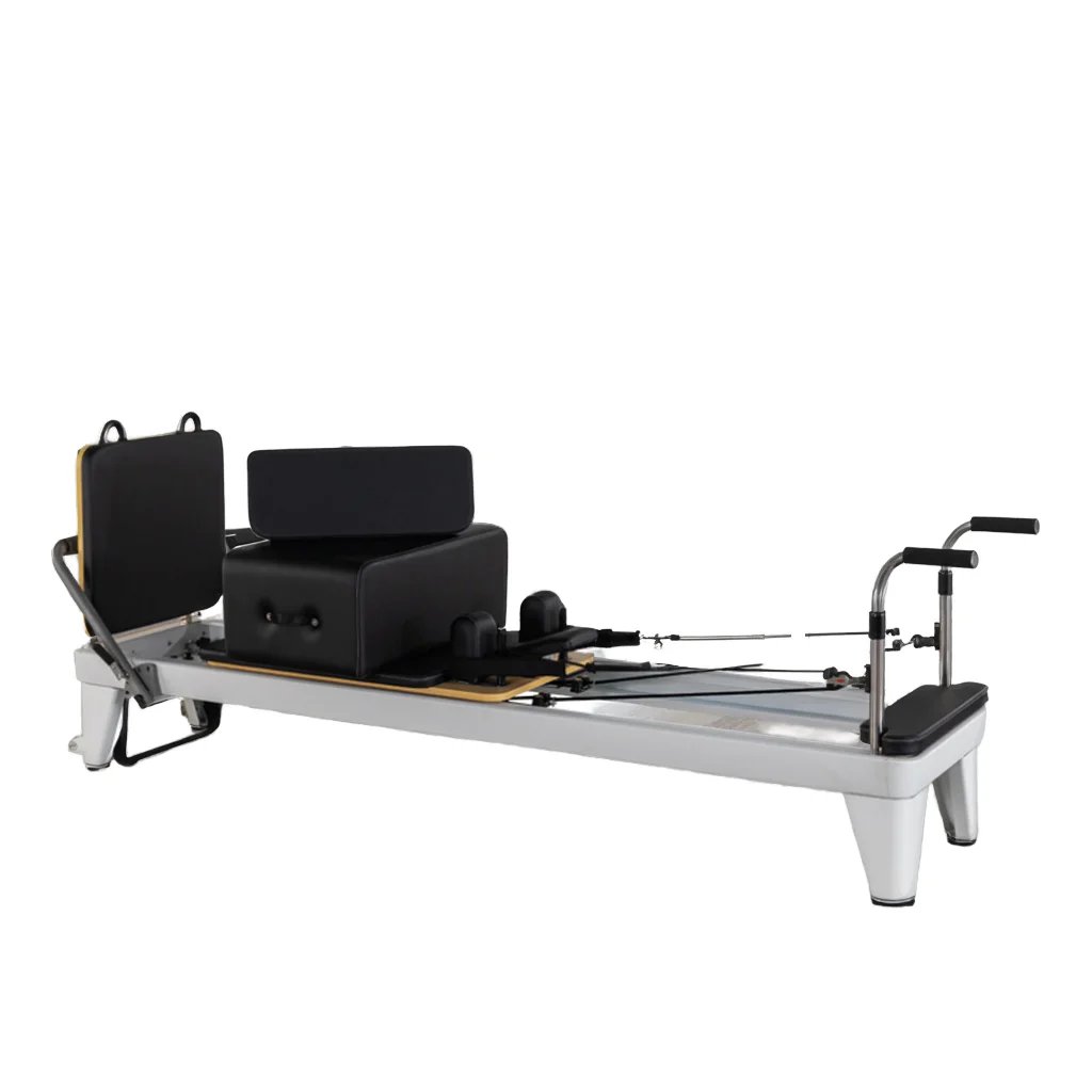Aluminum Pilates Reformer Machine Adjustable for Studio Use with Custom Logo