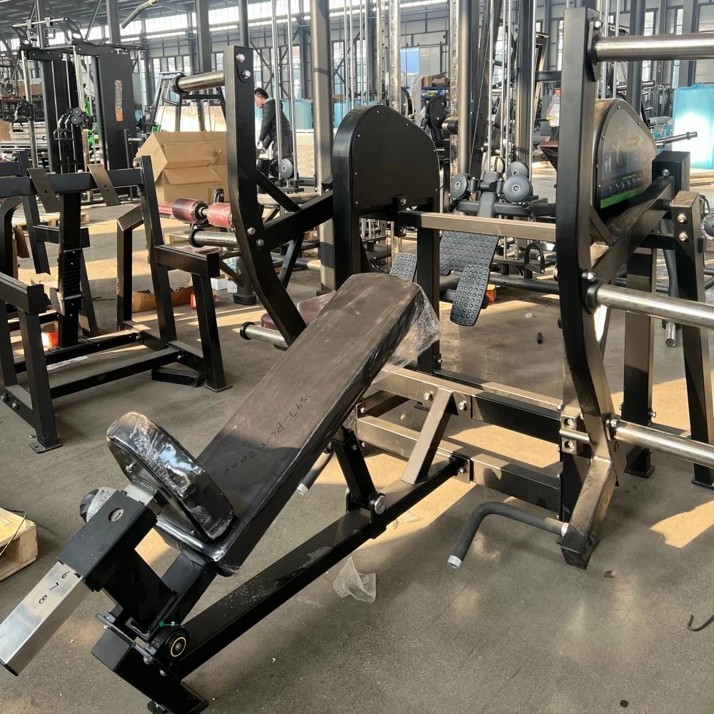 Dual-Function Plated Loaded Low Row Machine for Commercial Gym Strength Training