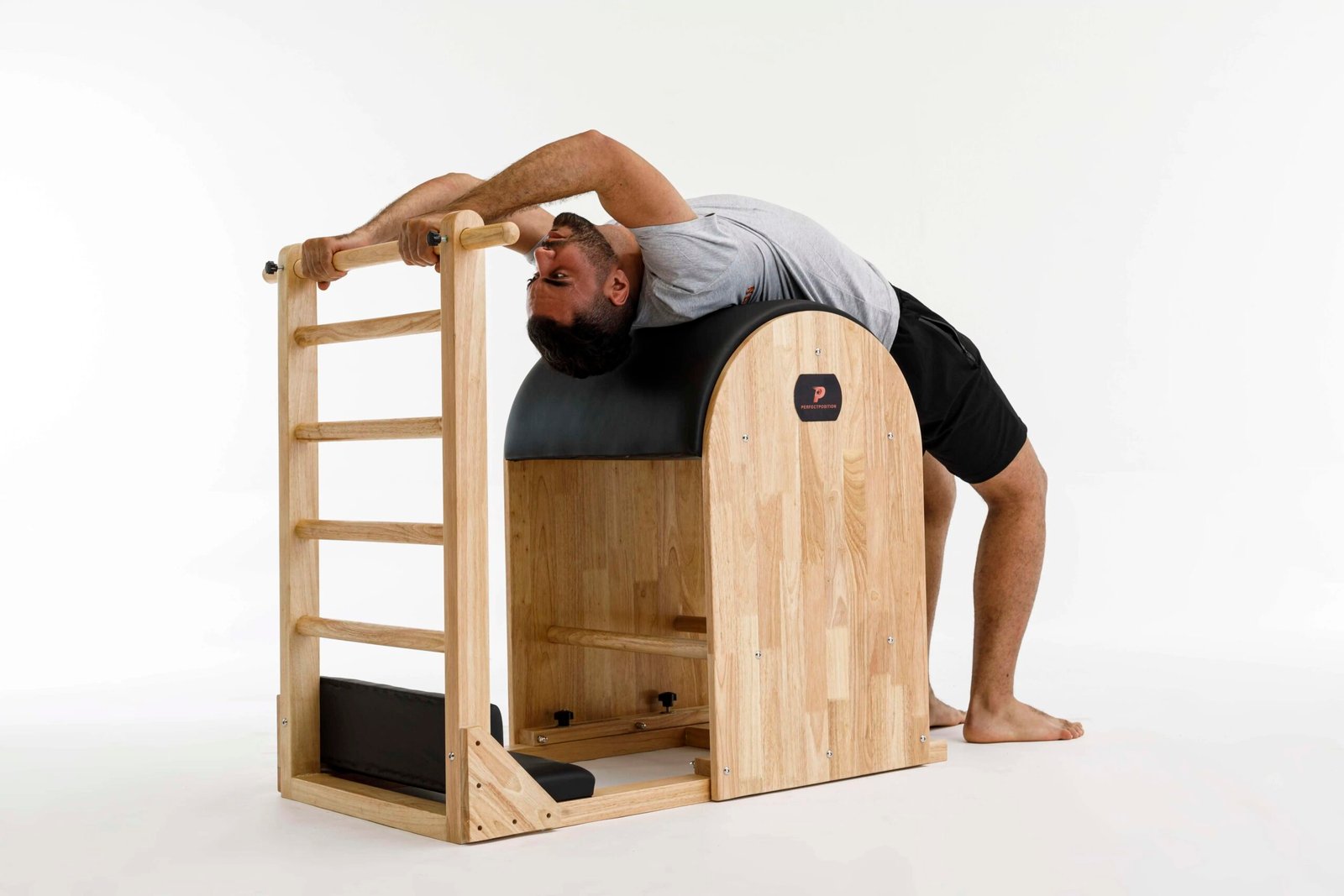Pilates Reformer Ladder Barrel Oak Wood Core & Flexibility Training Tool for Gym Studio
