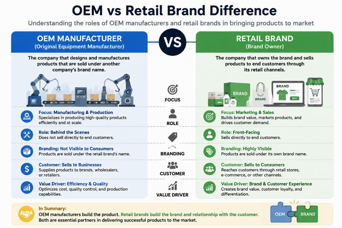 OEM vs retail brand difference