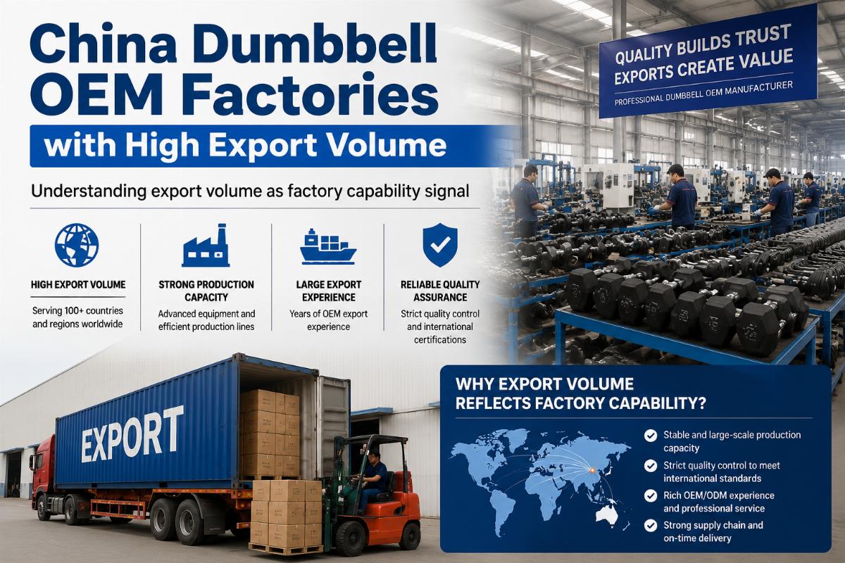Which China Dumbbell OEM Factory Export Volume Top Three Should You Actually Work With?