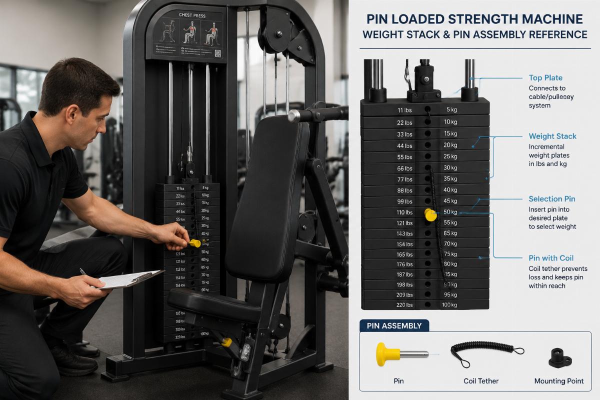 How to Pick Pin Loaded Machine Parts from China Fitness Manufacturers