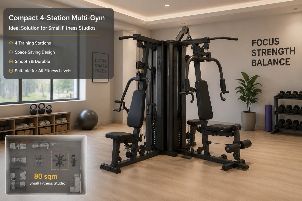 How to Source Space-Saving Multi-Station Gym Machines from China for Small Studios