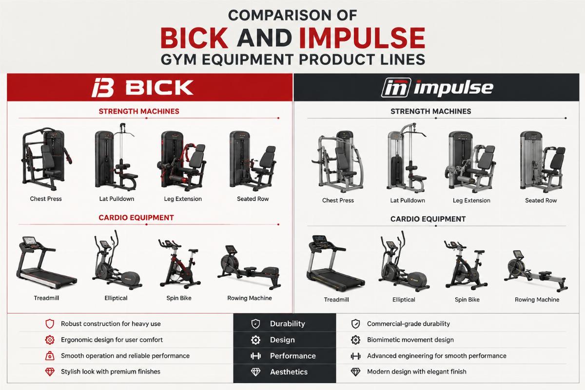 Bick vs Impulse Gym Equipment: Wholesale Supplier Comparison
