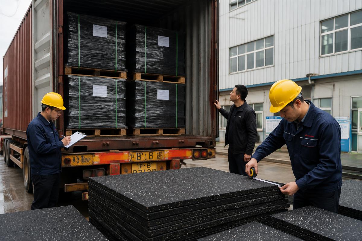 Rubber Gym Flooring Container Load Wholesale Supplier | Bulk Deal