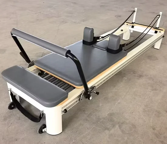 White Aluminum Alloy Sliding Track Portable Pilates Reformer Wholesale Supplier